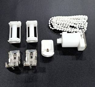 VicTac Roman Blind repair kit with Brackets,Controller ,Beaded Chain, Drums, End Cap Curtain Ring