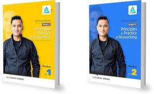 CA Foundation Books Of Principle & Practice Of Accounting Volume 1 & 2 By Anshul Agarwal For Students Staple Bound – 21 June 2022