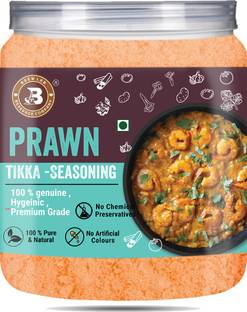 Brew Lab 100% Natural Prawn Tikka Seasoning | Bring Flavor to Prawns | Ready to Use-250gm