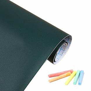 JR Enterprises 508 cm Chalkboard Contact Paper - Chalkboard Sticker Wall Decal with 5 Colored Chalks Chalkboard Sticker