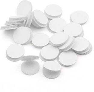 SEAHAVEN PACK -20 Non Slip Area Sticker Round Adhesive Velcro Strips Anti-Skid for Stick-on Velcro