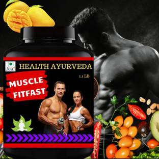 Health Ayurveda Muscle FitFast, Ayurvedic Product, Flavor Mango, Pack of 1