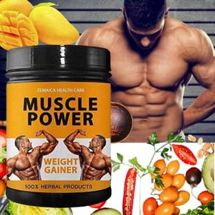 Health Ayurveda Muscle Power Supplements For Men, Flavor Mango, Pack of 1