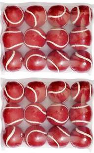 Owlix RED STANDAR TENNIS BALL PACK OF 2 (24 balls) Cricket Tennis Ball