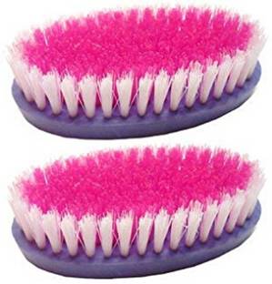 v n traders Cloth Washing Brush (pack of 2) Plastic Wet and Dry Brush