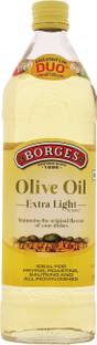 BORGES Extra Light Olive Oil Glass Bottle