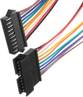 INVENTO 8pcs - 4 sets 10 pin Male & Female 10 wire JST Connector Cable Lock Type Automotive Electronic Hobby Kit
