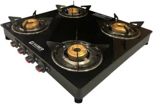 KUBER INDUSTRIES Glass Manual Gas Stove