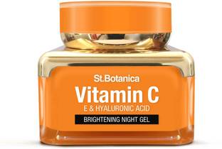 St.Botanica Vitamin C, E & Hyaluronic Acid Brightening Night Gel for Men & Women