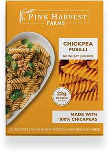 PINK HARVEST FARMS Chickpea Fusilli Pasta, 200 g Pack of 1 Fusilli Pasta