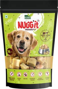Nutribles Himalayan Real Yak & Cow Milk Healthy 'Pure Veg' Nuggets for Dogs, 70 gms Cheese Dog Chew