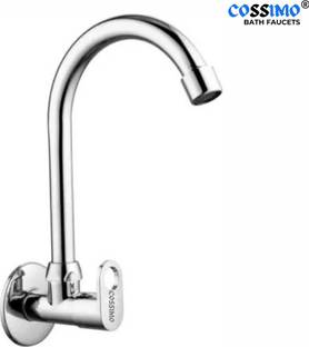 BATHHALL Max Stainless Steel Sink Tap with Wall Flange for Kitchen Sink - Pack of 1 Faucet Set