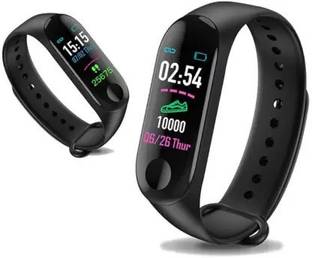 Famekart M3 Smart Band For Track Heart Rate, Step Track With OLED Diplay Pack of 2