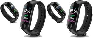 Famekart M3 Smart Band For Track Heart Rate, Step Track With OLED Diplay Pack of 4