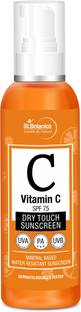 St.Botanica Sunscreen - SPF 50 PA+++ Vitamin C SPF 75 PA+++ Dry Touch Sunscreen with UVA & UVB Sun Protection