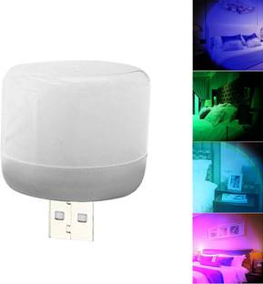 MOOZMOB Brighter Version Mini RGB Light with Automatic Color Changing and Flashing Light Compatible with Laptop Desktop USB Hub Suitable for Small Rooms Led Light