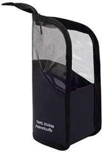 HANDCUFFS Makeup Brush Organizer Case Portable Stand-Up Make Up Brushes Holder Pouch Professional Makeup Brush Cup COSMETIC BAG Vanity Box