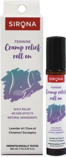 SIRONA Feminine Menstrual Cramp Relief Roll On for Quick Relief in Period Pain Liquid