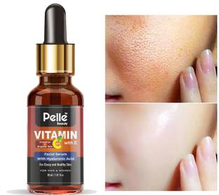 Pelle Beauty vitamin c with e face serum _Face Treatment _ For Men & women _30ml