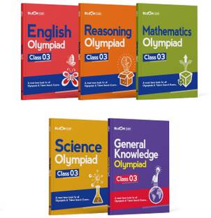 Bloom CAP Olympiad Science, Mathematics, Reasoning, English, General Knowledge Class 3 (Set of 5 books)