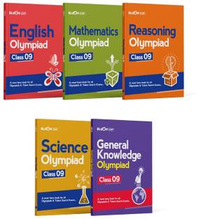 Bloom CAP Olympiad Science, Mathematics, Reasoning, English, General Knowledge Class 9 (Set of 5 books)
