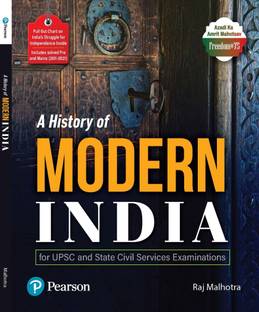 A History of Modern India| For UPSC Civil Services Exam| Contains solved questions of Prelims from 2011 � 2021|First Edition| By Pearson