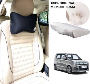 Oshotto Black Memory Foam Car Pillow Cushion for Maruti Suzuki