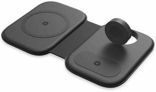 ICREATOR Foldable Fast Wireless Charger for Apple iPhone Iwatch and Wireless Airpods Charging Pad
