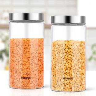 BOROSIL Glass Grocery Container  - 1200 ml