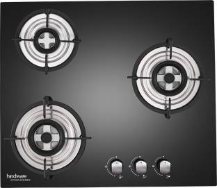 Hindware Nora Plus 60 CM Glass, Stainless Steel Automatic Hob