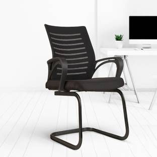 CELLBELL Desire C104 Mesh Mid-Back Visitor Chair Fabric Office Visitor Chair