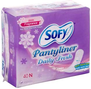 SOFY Pantyliner, 40 Pcs (Pack Of 1) Pantyliner