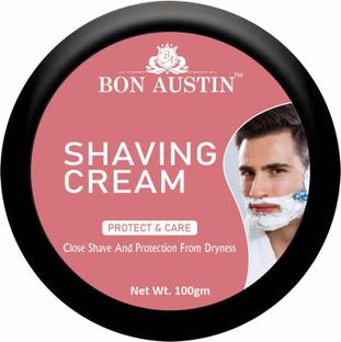 Bon Austin Shaving Cream for Men for Smooth Shave Pack of 1 of 100 grams