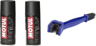 MOTUL Chain Clean C1 Chain Lube C2 Combo 150ML & KBF Motorcycle Bike Chain Cleaner Chain Oil
