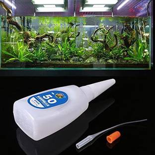 VAYINATO Elephant Fast-drying Strong Adhesive Glue, 50g For Fish Tank Aquascaping Aquarium Tool