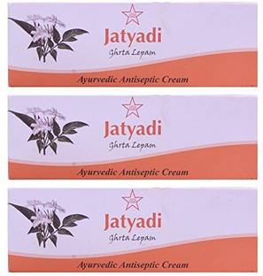 skm Jatyadi Ghrta Lepam Ayurvedic Antiseptic Cream (Pack of 3)