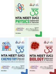 35 Previous Year Nta Neet (Ug) Physics, Chemistry & Biology Chapterwise & Topicwise Solved Papers with Value Added Notes (2022 - 1988)
