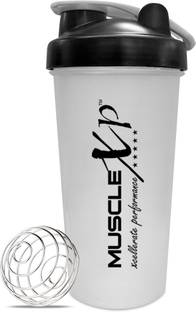 MuscleXP Gym, Perfect For Gym|BPA-Free, For BCAA, Protein Mixer & Whisk Ball 600 ml Shaker