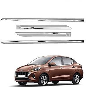 Bubu Car door full chrome side beading for Hyundai Aura Car (set of 4) Car Beading Roll For Door