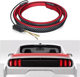 Atoray Spoiler Black Carbon Spoiler Tail Light Strip Splitter ALL CAR Car Fancy Lights