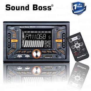 Sound Boss DOUBLE DIN Bluetooth Wireless With Phone Caller Id Receiver Car Stereo