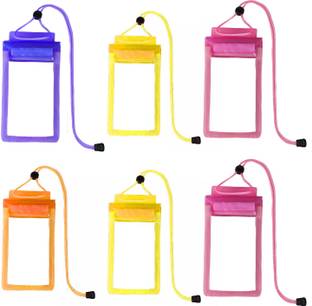 MOOZMOB Pouch for Rain Mobile Touch Sensitive Waterproof Mobile Pouch, Size upto 6.5 Inches Smartphones