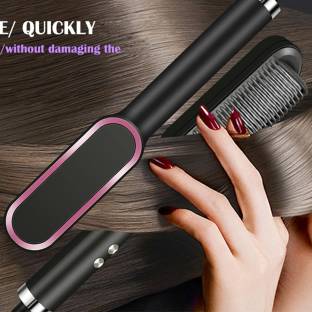 QUICKMOVE Hair Straightener Comb for Women & Men, Hair styling Hair Curler