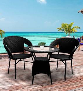 ERGOCRAFT ERGOCRAFT BALCONY/GARDEN/TERRACE/ COFFEE TABLE CHAIR SET D-12 Metal Outdoor Chair