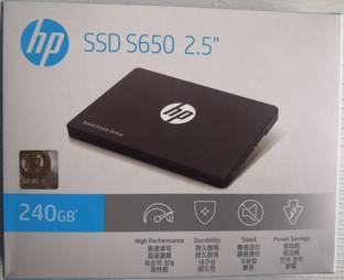 Hp S650 240 GB लैपटॉप, डेस्कटॉप, सर्वेलैन्स सिस्टम, ऑल इन वन PC इंटरनल सॉलिड स्टेट ड्राइव (S650)