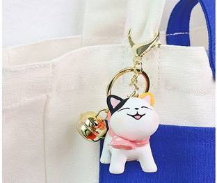 KYOP cute small pushy cat key chain for girls Key Chain