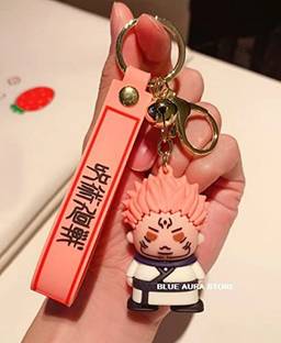 gtrp Jujutsu Kaisen Big Size Keychain with Hook Bell & Strap Key Chains Key Chain
