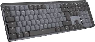 Logitech MX Keys Mechanical Wireless Standard Multi-device Keyboard Compatible with Desktop, Laptop, Mac Magnetic closure,Built-in Stand,no more dirt&scratches,Micro USB Connector
