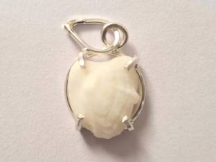 rs gemsexport RS GEMSEXPORT MACHH MANI PENDENT WITH CERTIFIED . Silver Brass