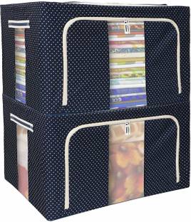 E Solutions WARDROBE ORGANISER/STORAGE BOX-232 (24LITERS) Poly-canvas Laundry Bag
